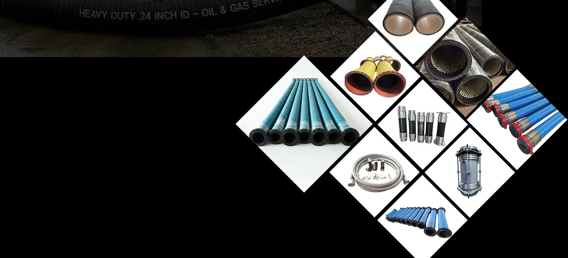 Cina Selang Karet Diameter Besar pemasok